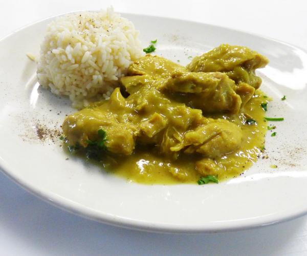 Pollo al Curry con Arroz