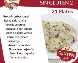 Pack Menú Semanal Sin Gluten 2. Asesorados por ASPROCESE-FACE RESTAURACIÓN.
