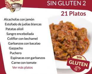 Pack Menú Semanal Sin Gluten 3. Asesorados por ASPROCESE-FACE RESTAURACIÓN.